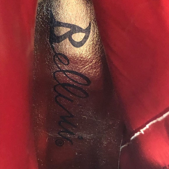 Like 🆕Bellini red suede feel Sz8M Claudia style 3 inch heel 8 inch boot length - Picture 7 of 17